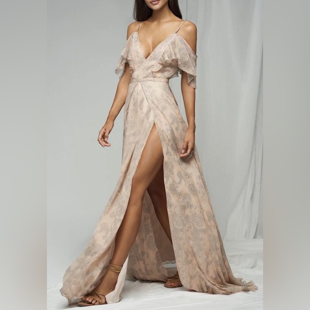 The Jetset Diaries Sublime Illusions Paisley Print Maxi Dress